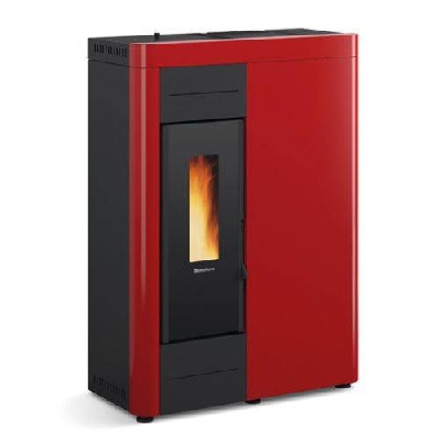 Termostufa a pellet VIRNA IDRO bordeaux La nordica Extraflame
