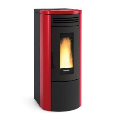Termostufa a pellet COSTANZA IDRO bordeaux La nordica Extraflame
