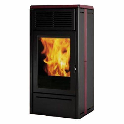 Stufa a pellet canalizzata NARA2 Plus bianco opaco Edilkamin