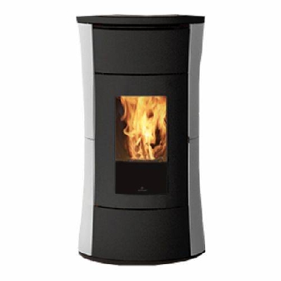 Termostufa a pellet CHERIE H Evo bianco opaco Edilkamin
