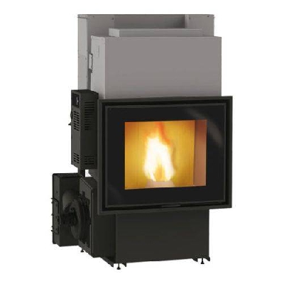 Termocamino a pellet IDROPELLBOX 30 Edilkamin